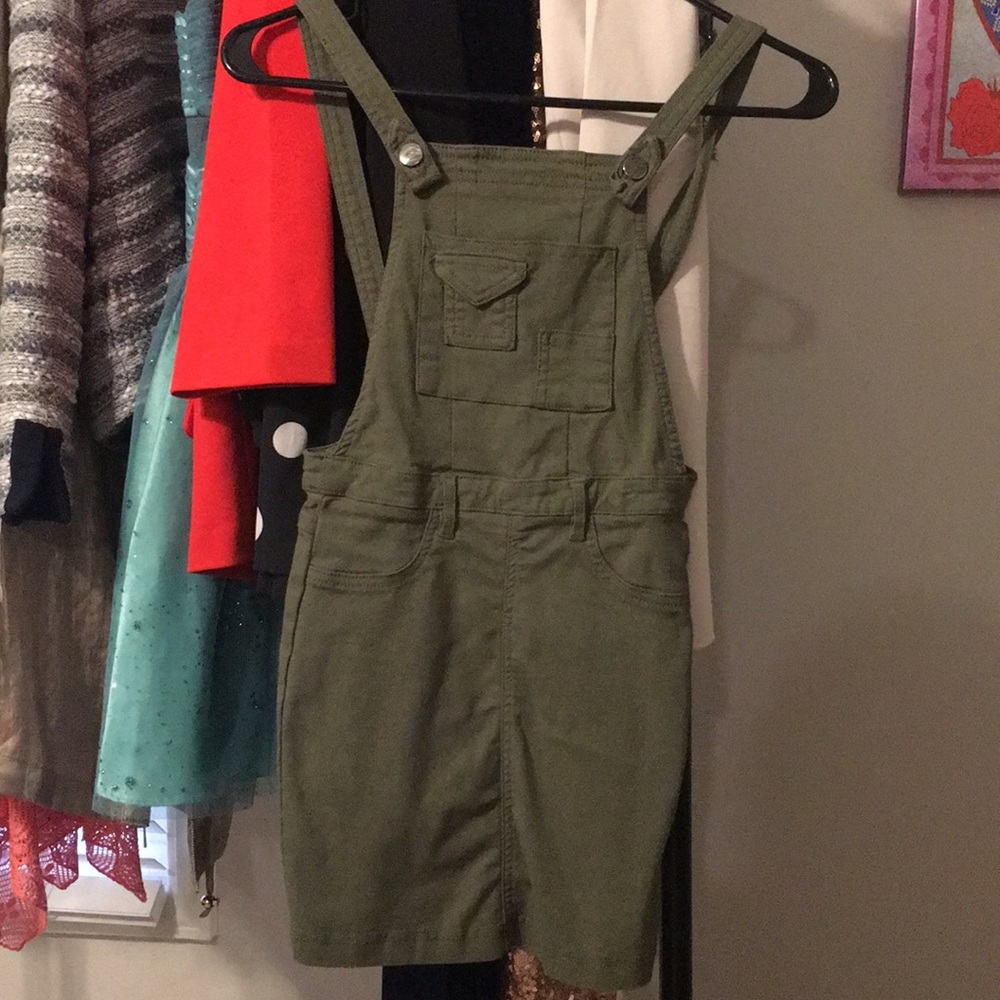 Green skirt Jean 1 piece